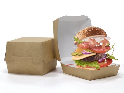 Paper burger boxes